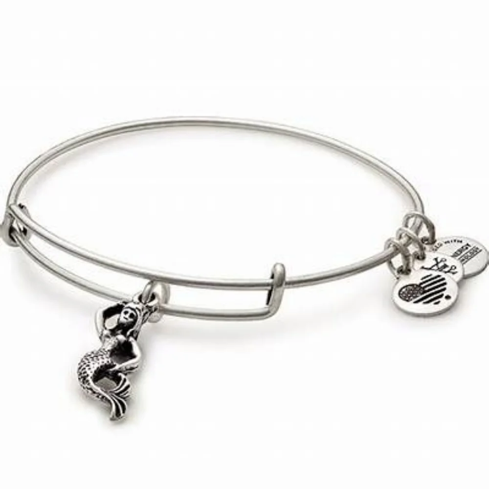 NWT, Alex and Ani Russian Silver Mermaid Bracelet